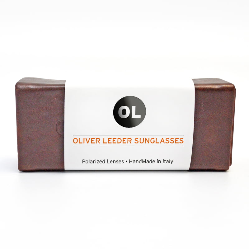 Oliver Leeder Sunglasses on Belly Band Packaging