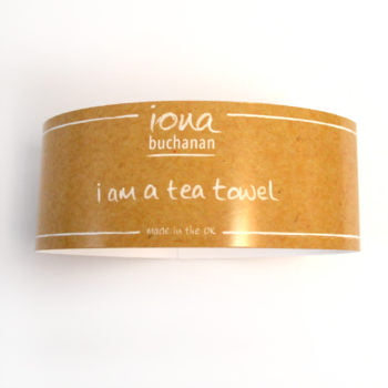 Tea Towel belly band packaging