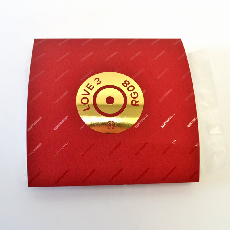 Belly Band Packaging with Gold Foil